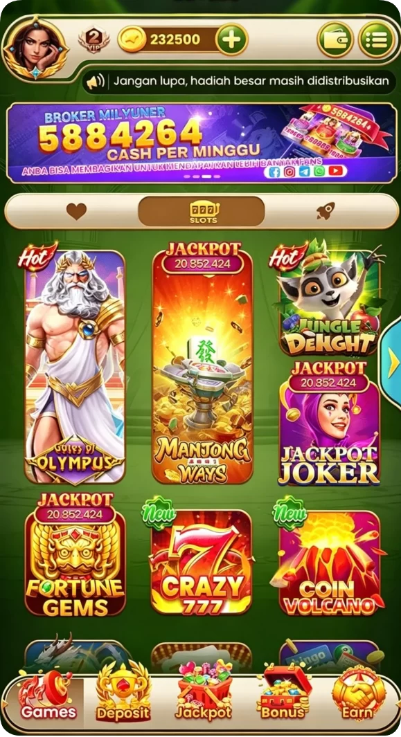 Tampilan utama aplikasi Review Aplikasi royaltoto yang intuitif dan efisien.