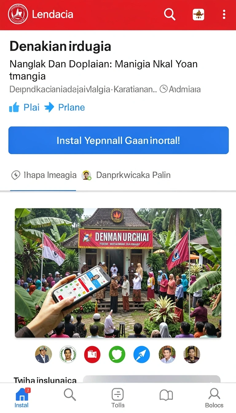 Tampilan utama aplikasi Download evostoto APK untuk Android yang intuitif dan efisien.